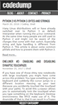 Mobile Screenshot of codedump.net