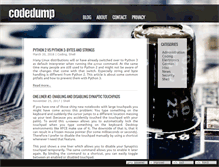 Tablet Screenshot of codedump.net